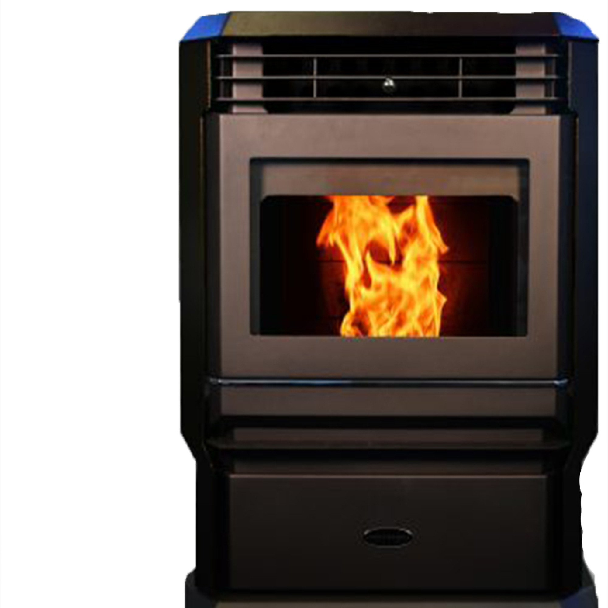 ComfortBilt, Pellet Stove, Heat Output 40000 Btu/hour, Heating Capability 3000 ft², Model# HP61-Brown